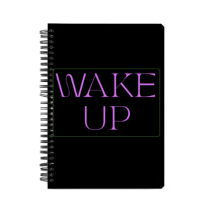 Vulpine Wake Up A5 Wiro Bound Notebook